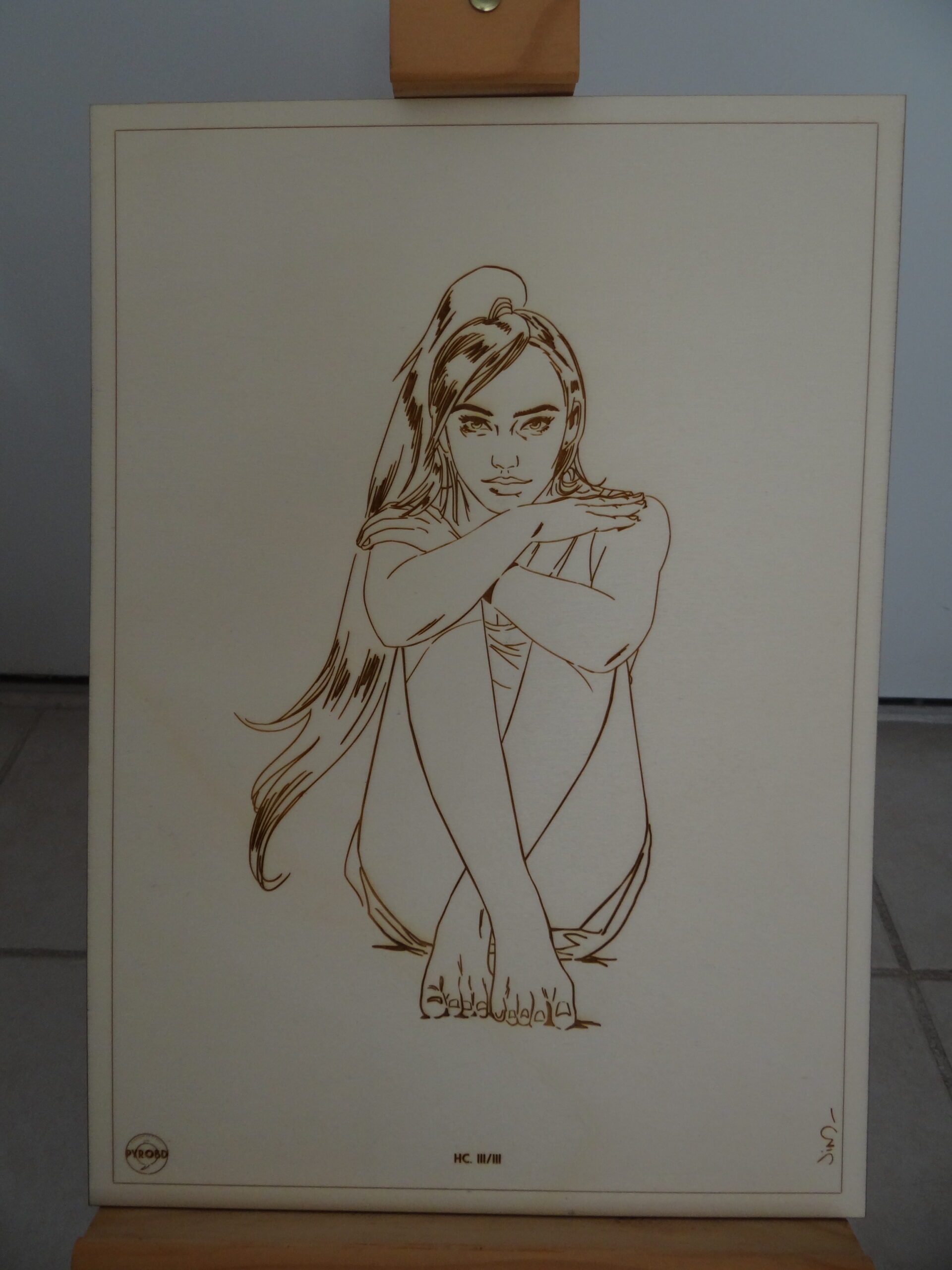 Zoé Carrington, Couverture du tome 1, par Jim