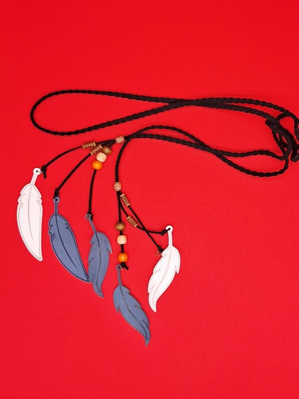 Boucles d’oreilles en forme de plume