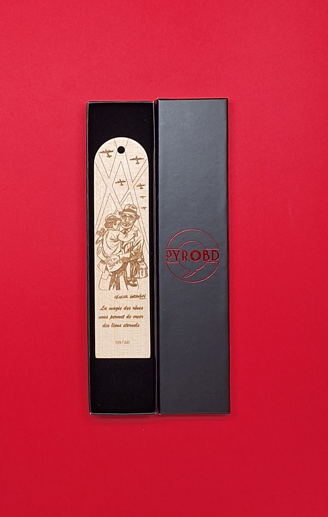 Marque-page Le partage des mondes par Olivier Grenson