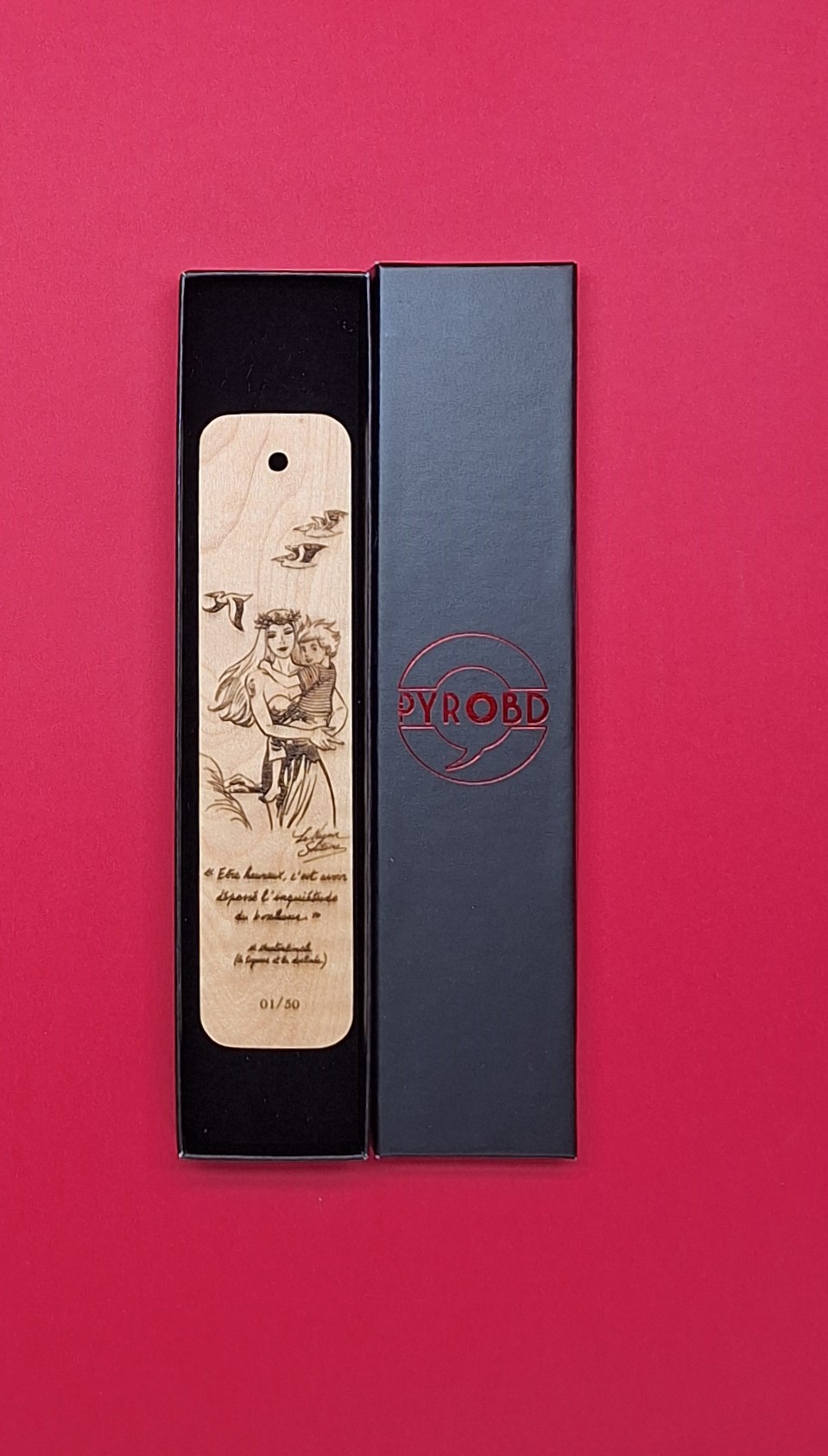 Marque-page Le nageur solitaire par Olivier Grenson