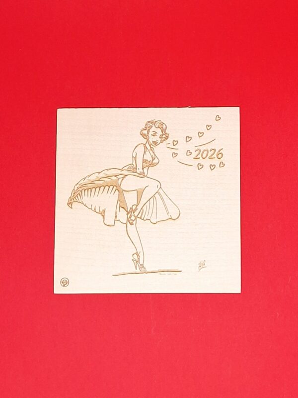 Marylin Monroe, carte de vœux 2026