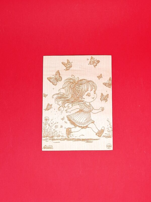 La petite fille aux papillons